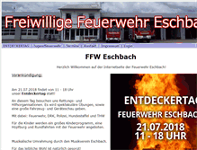 Tablet Screenshot of ffw-eschbach.de